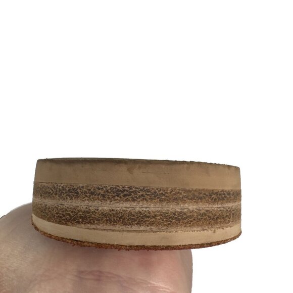 TOMS Seacliff Sandals Tan Veg Leather Ortholite Comfort Foam womans Size 8.5 - Picture 10 of 12